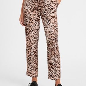 Banana Republic Leopard Print Tencel Pants
